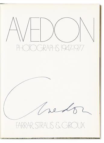 (RICHARD AVEDON; LILIAN BASSMAN) A mini-library from the collection of model Iris Bianchi, including two signed Richard Avedon titles.